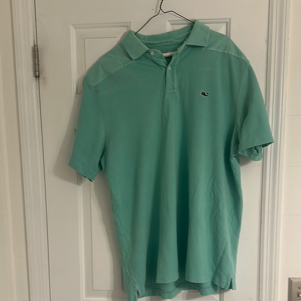 Vineyard Vines Green Polo Shirt Classic Style